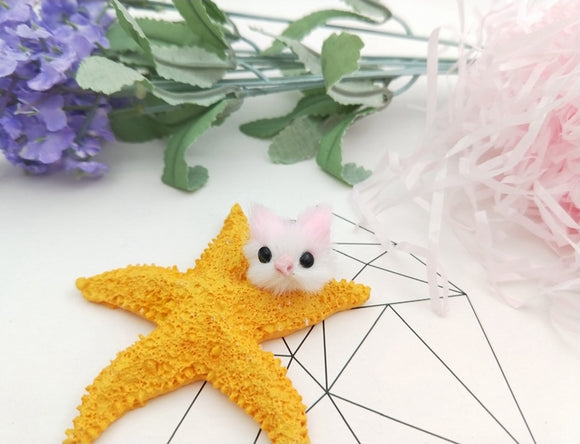 Fluffy Pink Cat