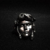 Silver Medusa Ring