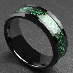 Black & Green Ring