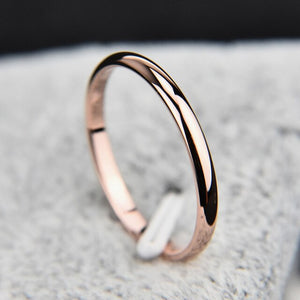 Rose Red Steel Ring