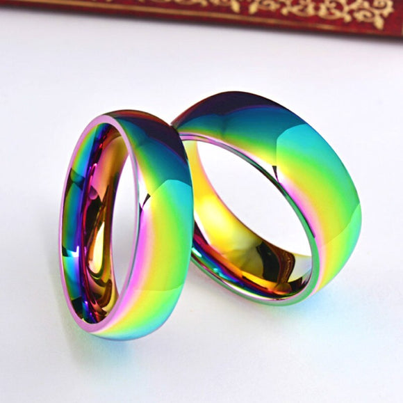 Steel Rainbow Ring