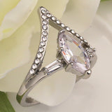 Silver Marquisé Ring