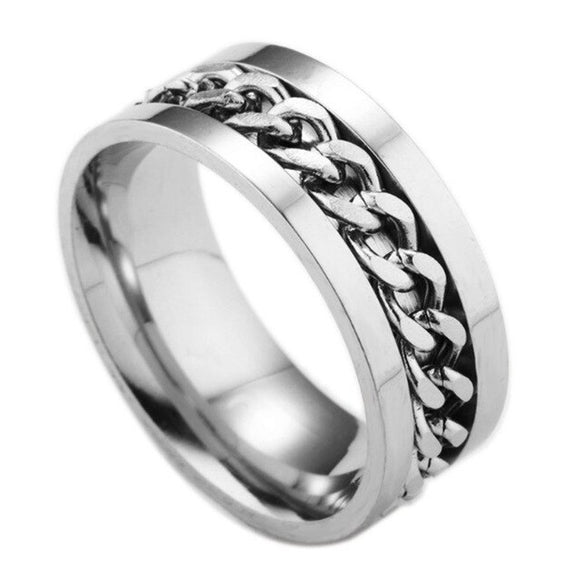 Silver Chain Ring