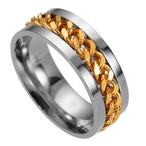Gold Chain Ring