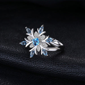 Blue Snow Ring