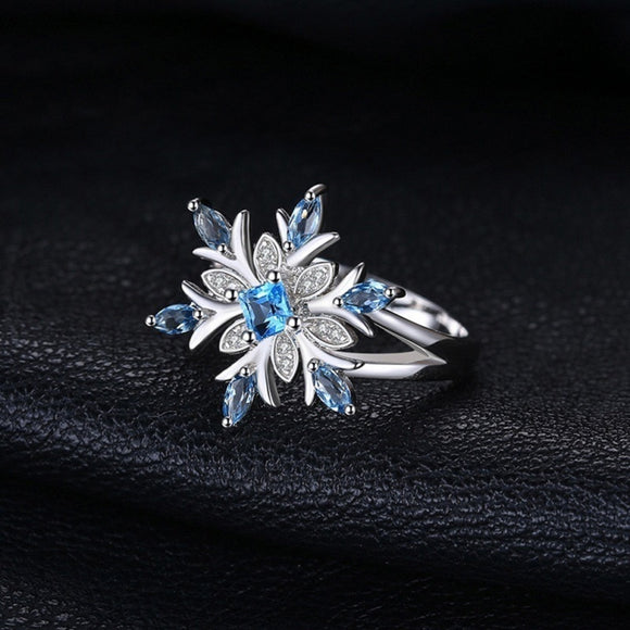 Blue Snow Ring
