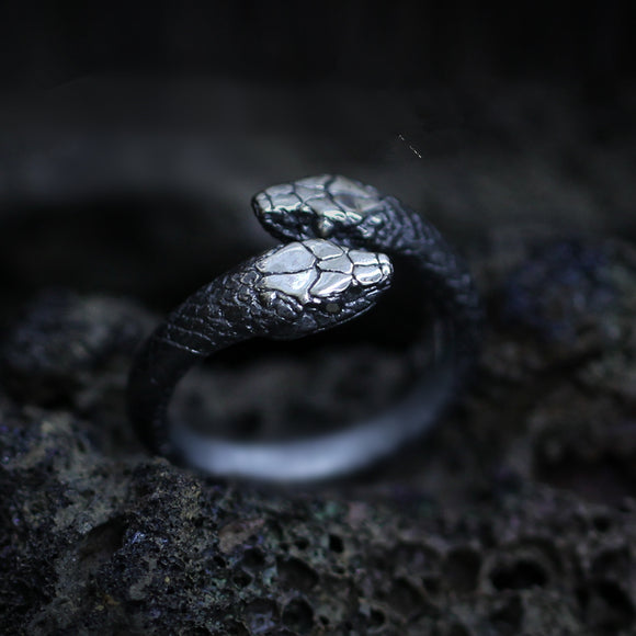 Twin Snakes Ring