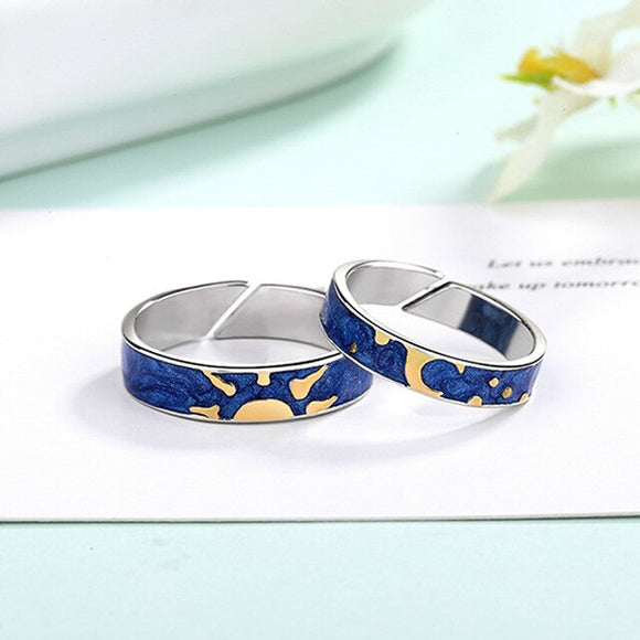 Miss U Day and Night Couple Ring