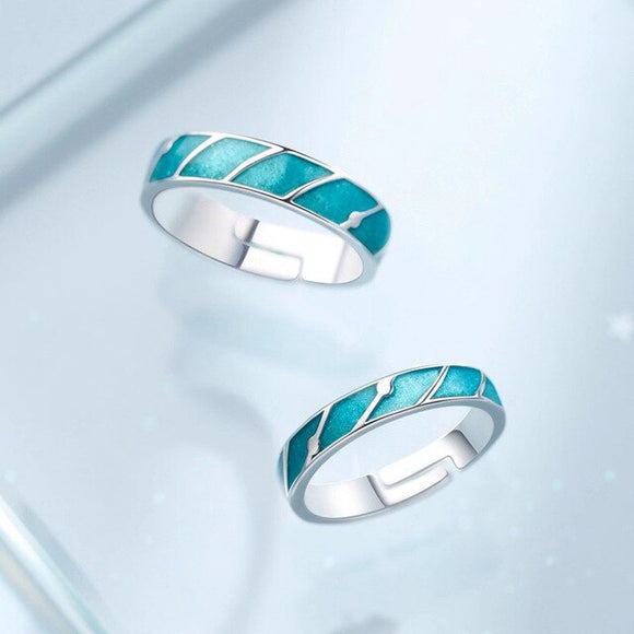 Meteor Shower Couple Ring