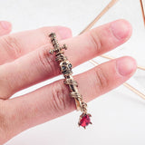 Skull and Sword Double Ring