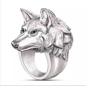 Silver Wolf Head