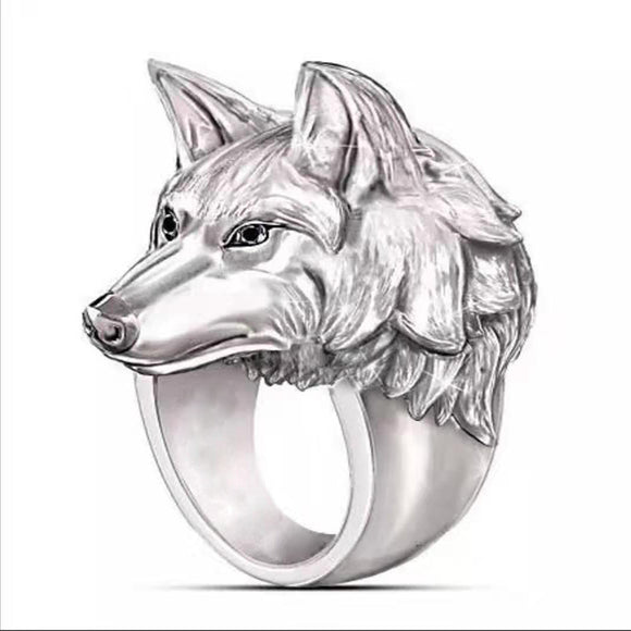 Silver Wolf Head