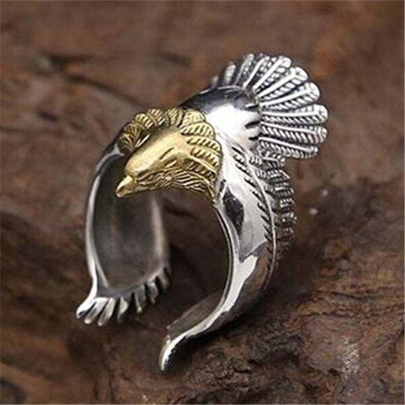 Silver Eagle Ring