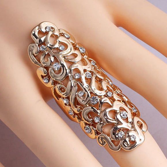 Hollow Large Knuckle Ring