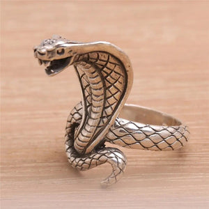 Zinc Alloy Serpent Ring