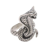 Zinc Alloy Serpent Ring