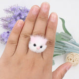 Fluffy Pink Cat