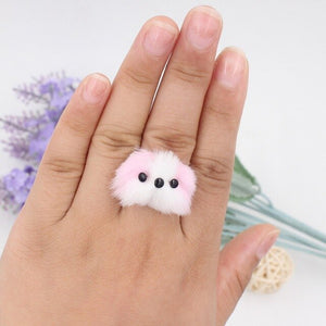 Fluffy Pink Dog