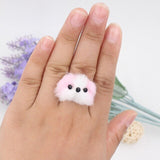 Fluffy Pink Dog