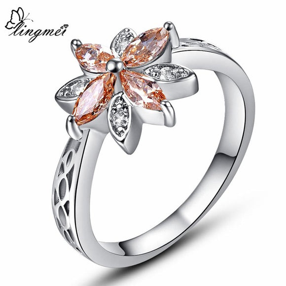 Gold Floral Ring