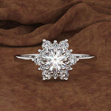 Snowflake Ring Silver/Gold/Rose Gold Colors